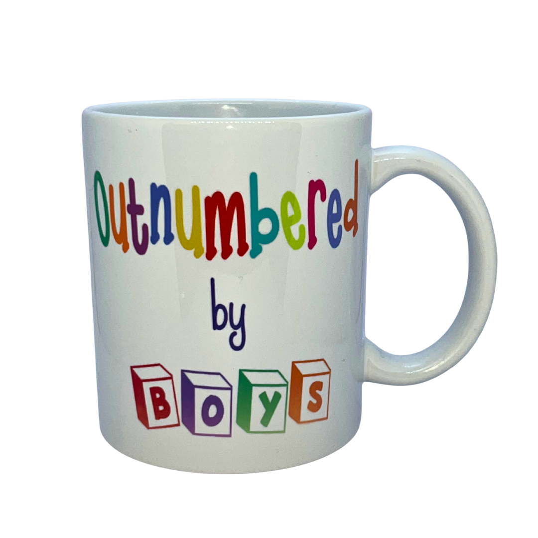 Outnumbered By Boys Mug