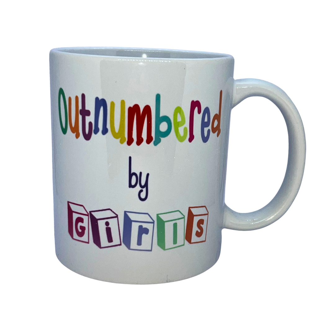 Outnumbered By Girls Mug