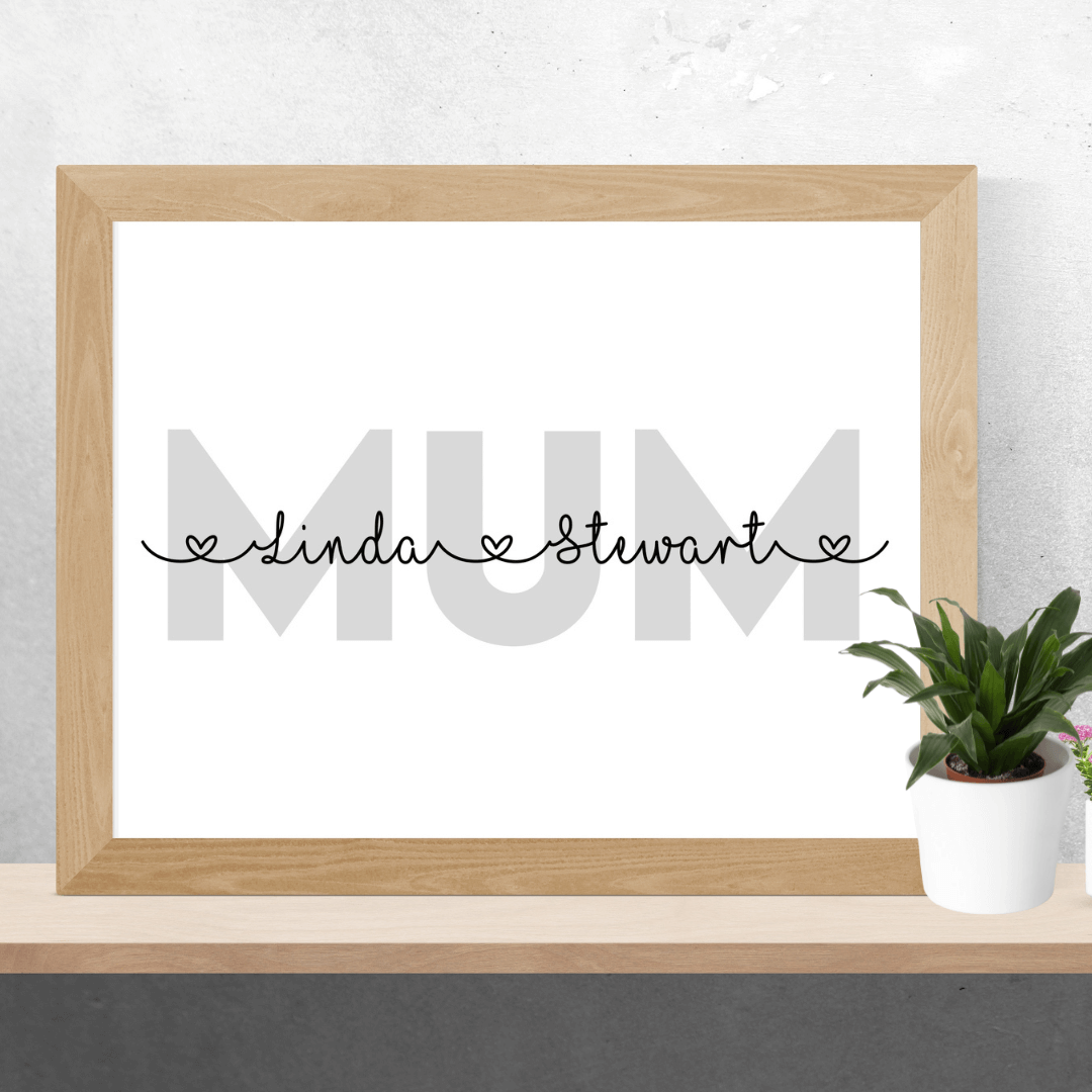 Personalised Unique Gifts | Hand Crafted | Add Your Own Photos Or Names | For Her