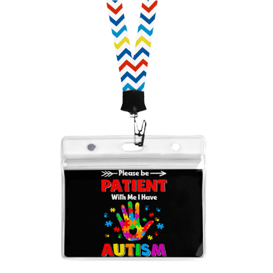 Autism Patient Card & Lanyard