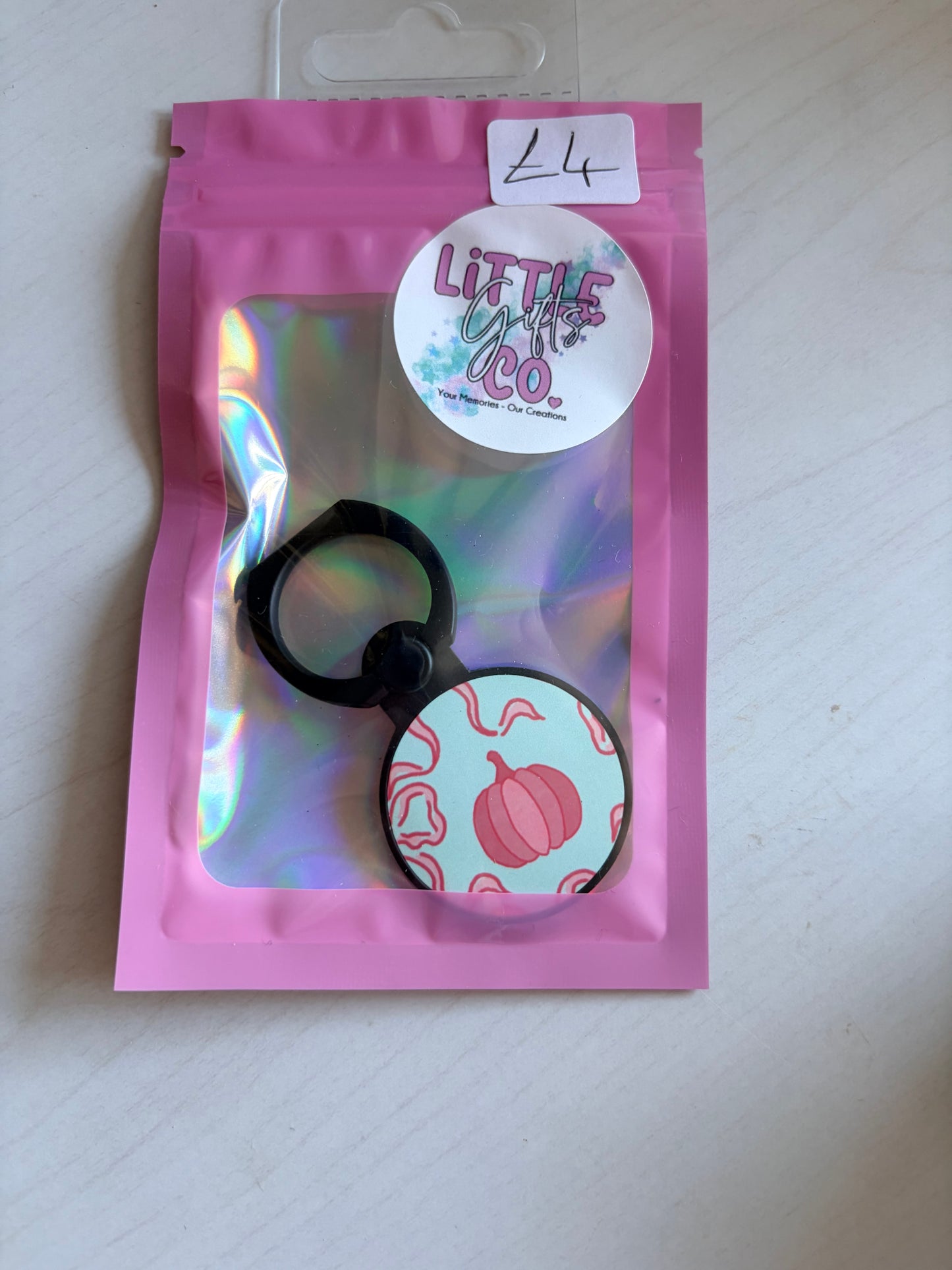 Pumpkin Coquette Pop Socket