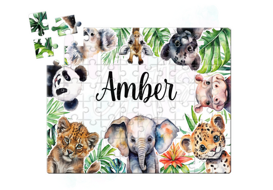 Personalised Animal Puzzle (98pcs)