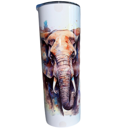 Watercolour Elephant 20oz Tumbler