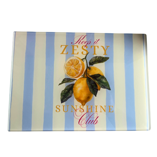 Keep It Zesty Chopping Board