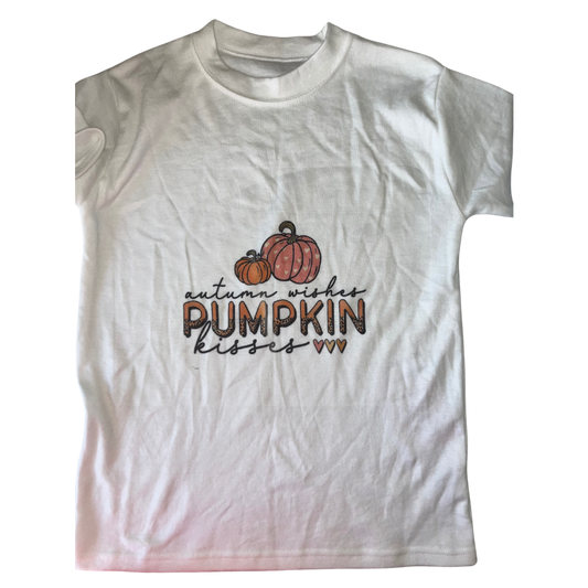 5-6yrs Pumpkin Kisses T-Shirt