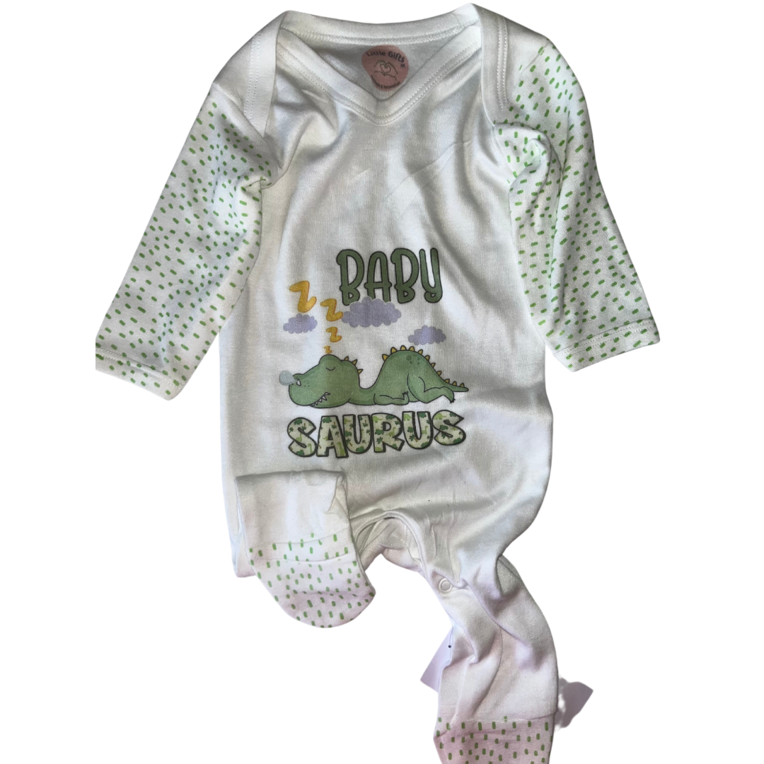 0-3m Baby Saurus Onesie