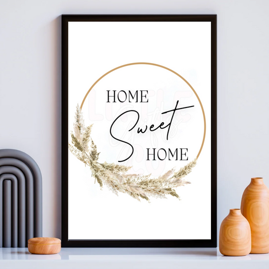 A4 Home Sweet Home Print