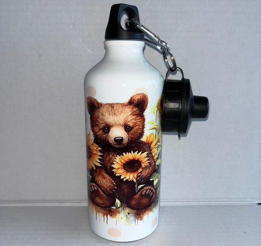 Watercolour Bear Water Bottle