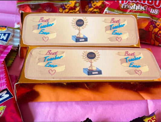 Pick n Mix Sweets in a Gold Bar Box