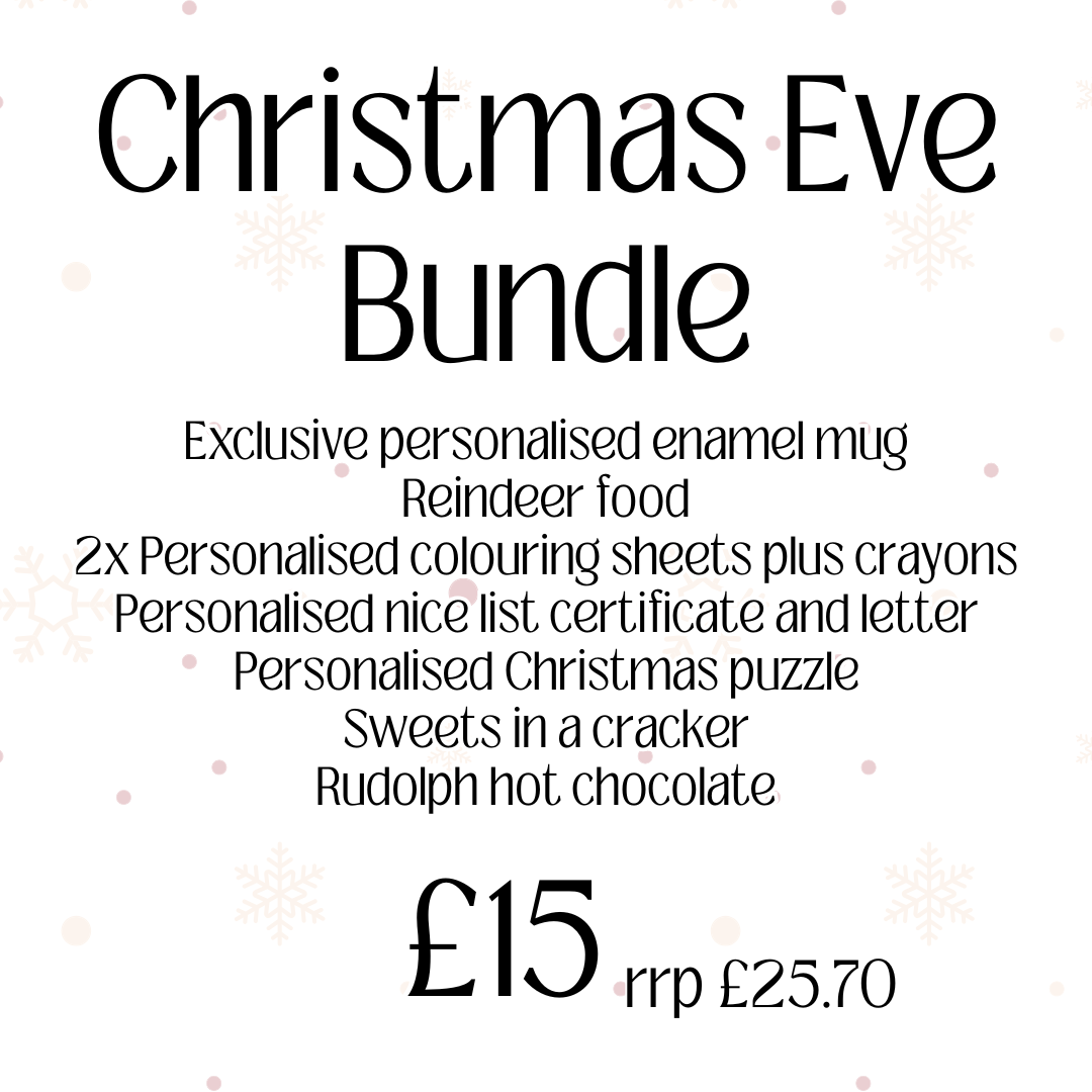 Christmas Eve Bundle – Personalised Magic for Kids Awaiting Santa's Arrival!