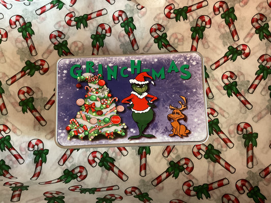 Grinch-mas Christmas Tin