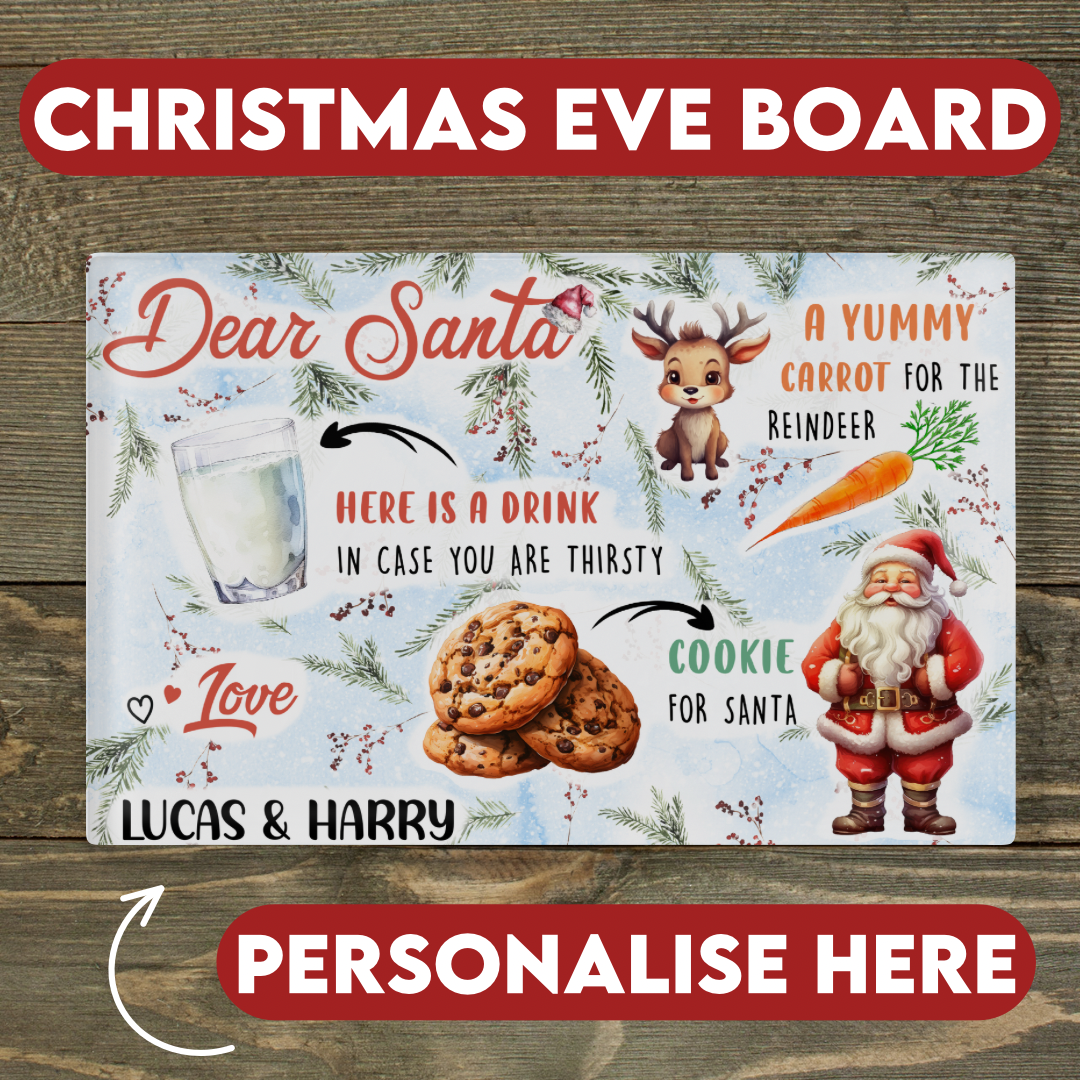 Personalised Christmas Eve Board