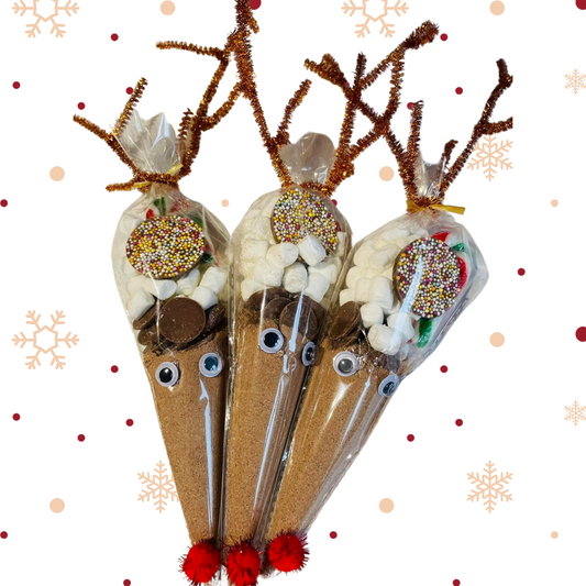 Pre-Order Rudolph Hot Chocolate Cones