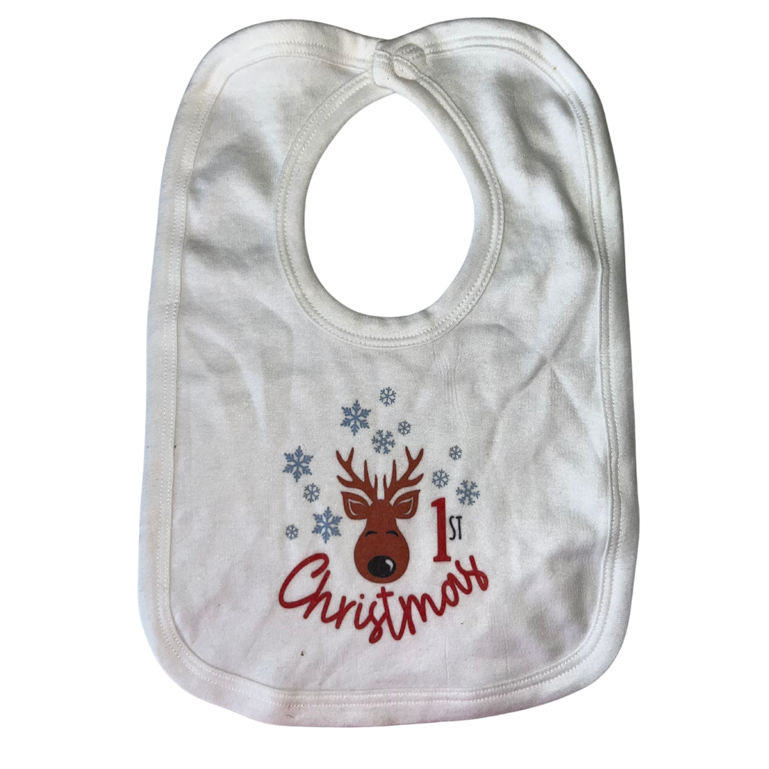 1st Christmas Bib