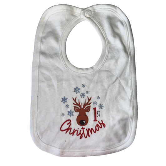 1st Christmas Bib