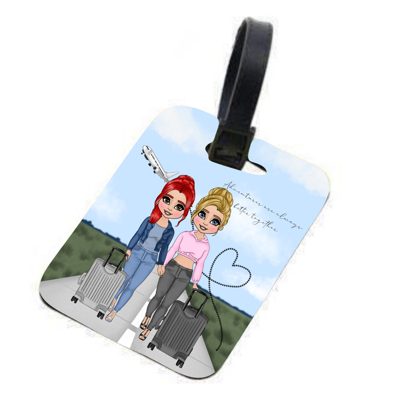 Add your own photos | personalised gifts | Unique Gifts | Travel Luggage Tag | Little Gifts Co