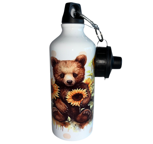 Watercolour Bear Water Bottle