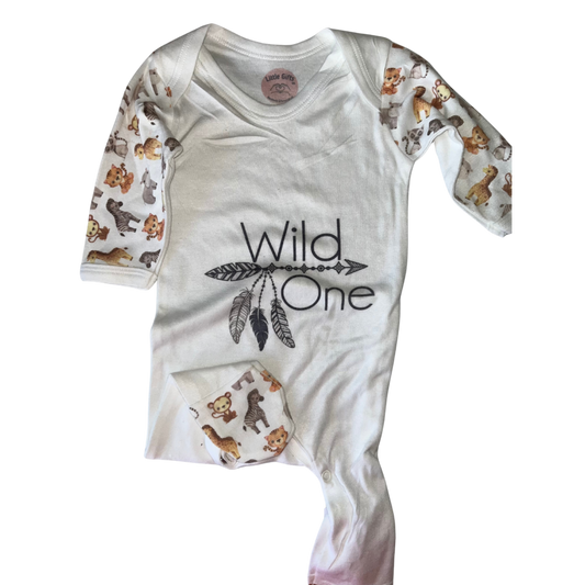 0-3m Wild One Onesie