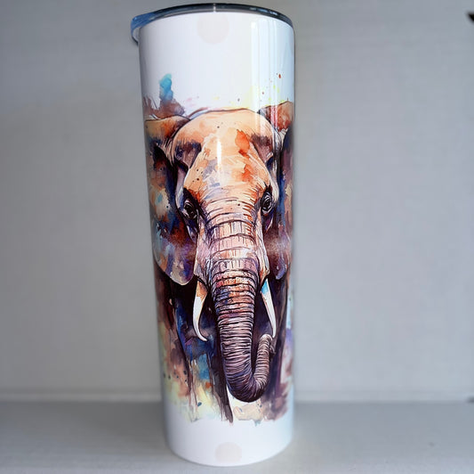 Watercolour Elephant 20oz Tumbler