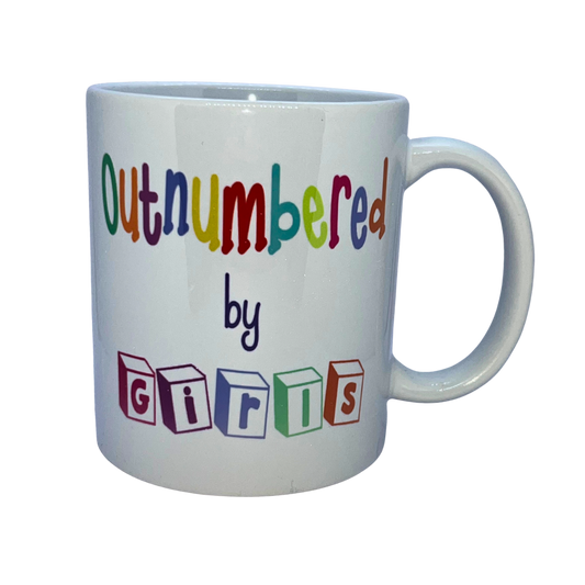 Outnumbered By Girls Mug