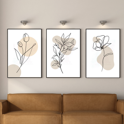 A4 Minimalist Botanical Prints