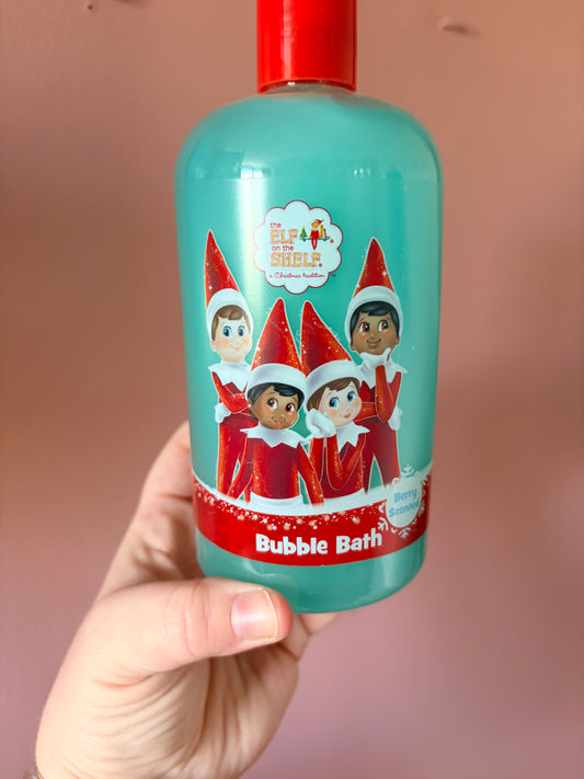 Elf on the shelf bubble bath