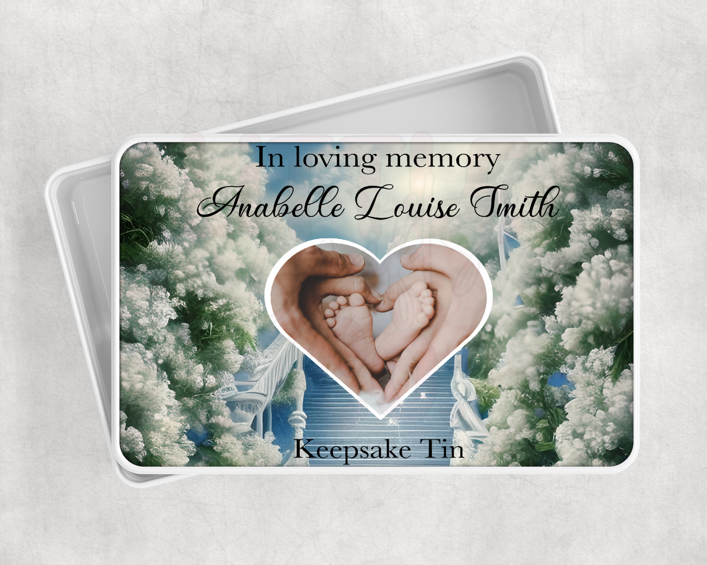 Add your own photos | personalised gifts | Unique Gifts | Personalised Memorial Tin | Little Gifts Co