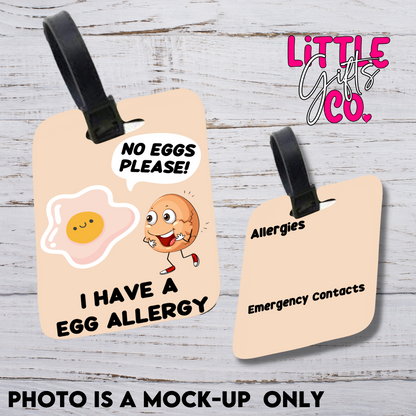 Add your own photos | personalised gifts | Unique Gifts | Personalised Food Allergy Tags | Little Gifts Co