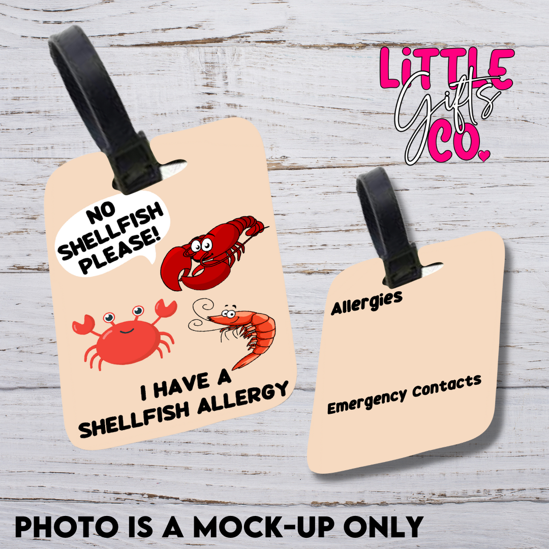 Add your own photos | personalised gifts | Unique Gifts | Personalised Food Allergy Tags | Little Gifts Co