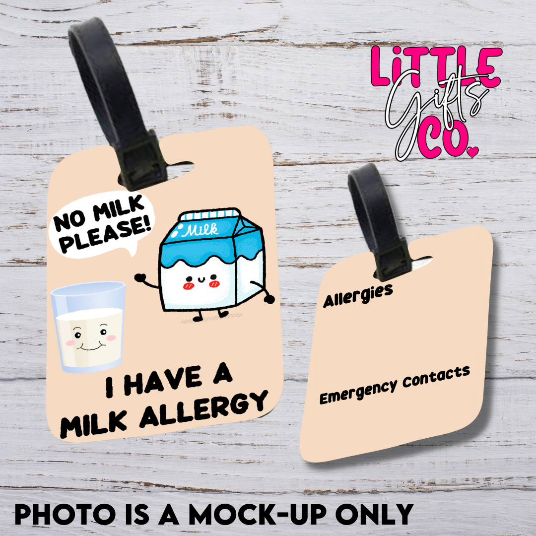 Add your own photos | personalised gifts | Unique Gifts | Personalised Food Allergy Tags | Little Gifts Co