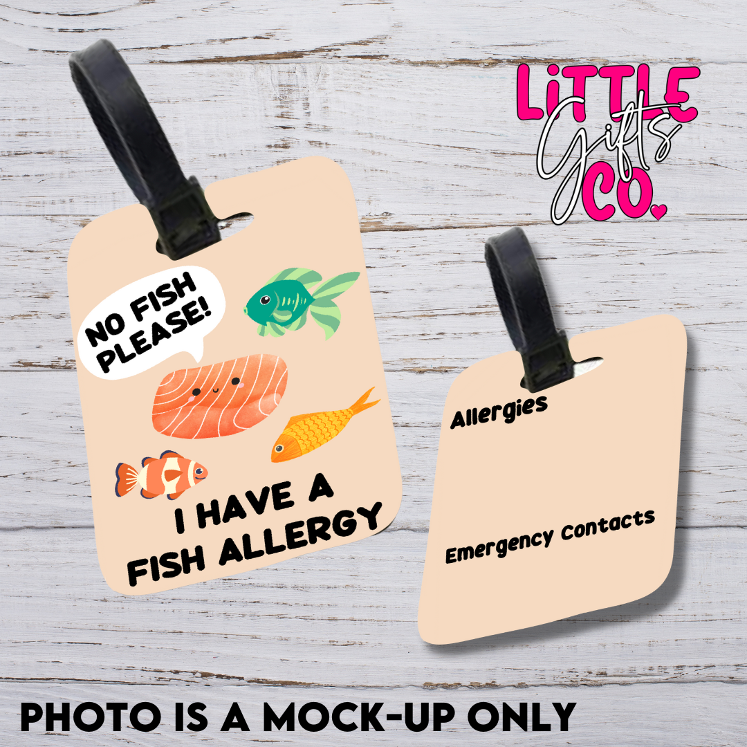 Add your own photos | personalised gifts | Unique Gifts | Personalised Food Allergy Tags | Little Gifts Co