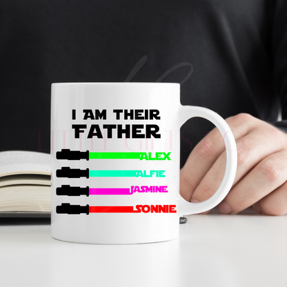 Add your own photos | personalised gifts | Unique Gifts | I AM YOUR FATHER MUG | Little Gifts Co