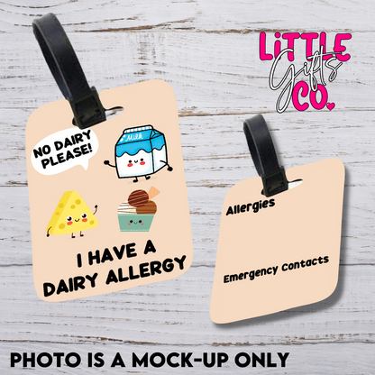 Add your own photos | personalised gifts | Unique Gifts | Personalised Food Allergy Tags | Little Gifts Co