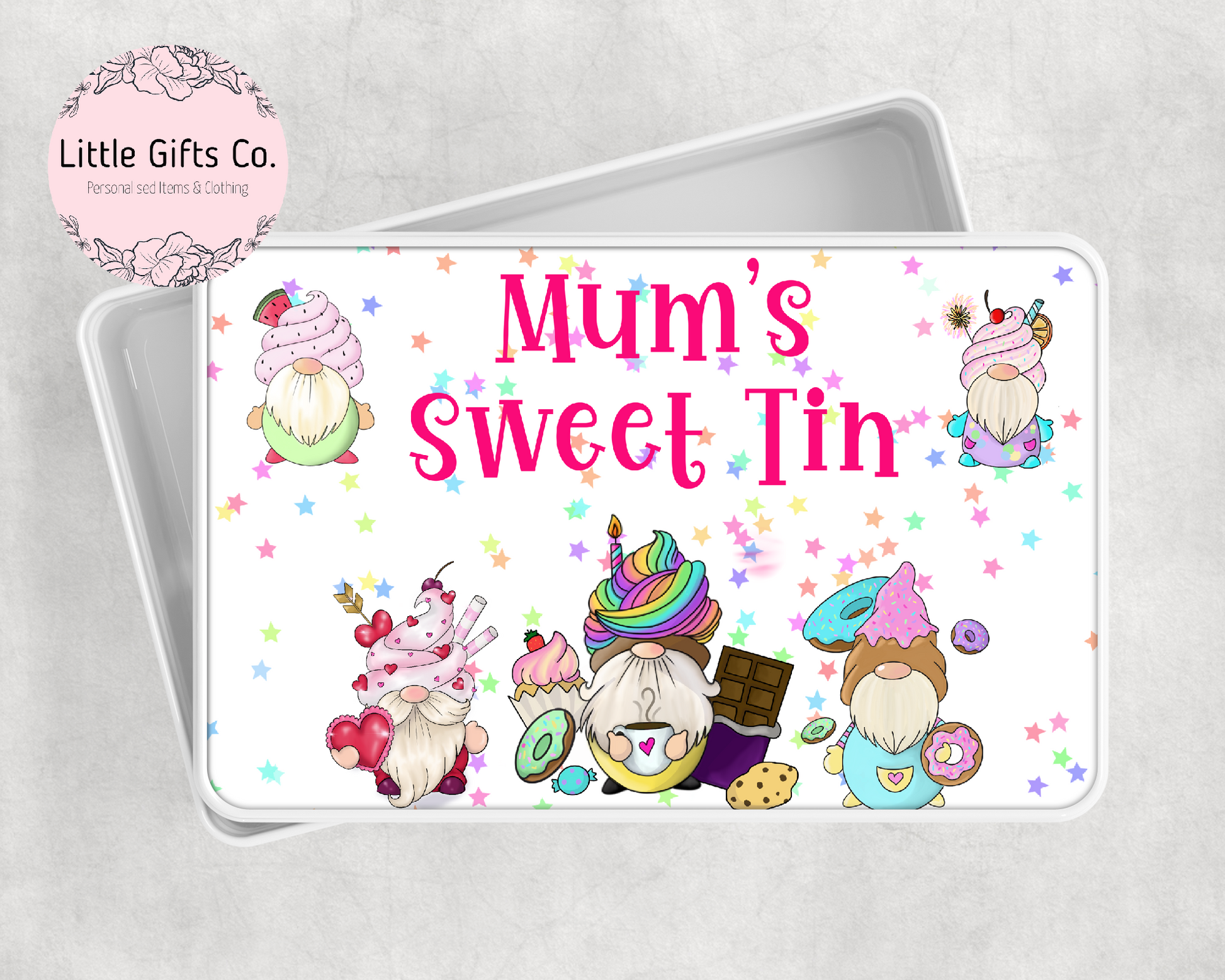 Add your own photos | personalised gifts | Unique Gifts | Personalised Sweet Tin | Little Gifts Co