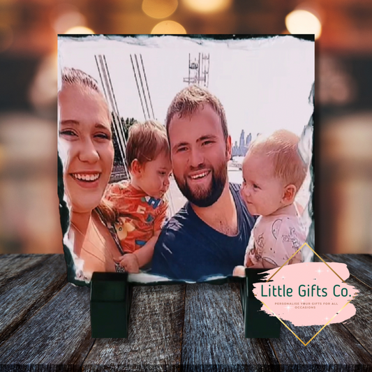 Add your own photos | personalised Photos | Unique Gifts | Custom Mini Slate (small)