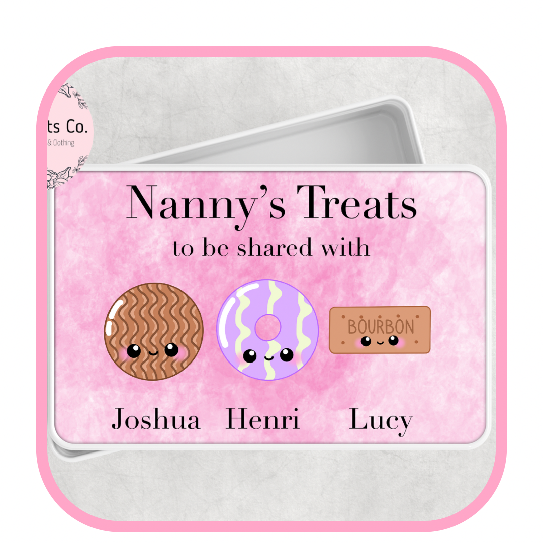 Add your own photos | personalised gifts | Unique Gifts | Personalised Treat Tin | Little Gifts Co