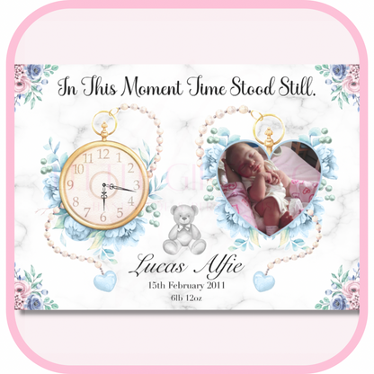 Personalised When Time Stood Still Print