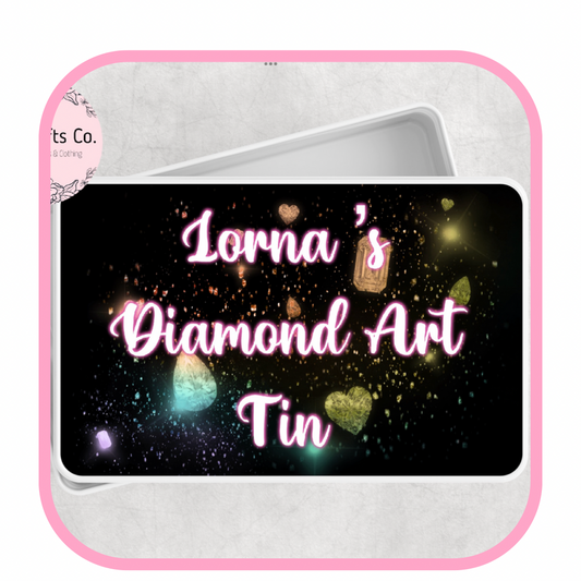 Add your own photos | personalised gifts | Unique Gifts | Personalised Diamond Art Tin | Little Gifts Co