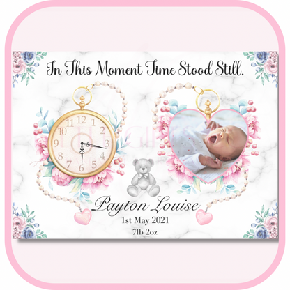 Personalised When Time Stood Still Print