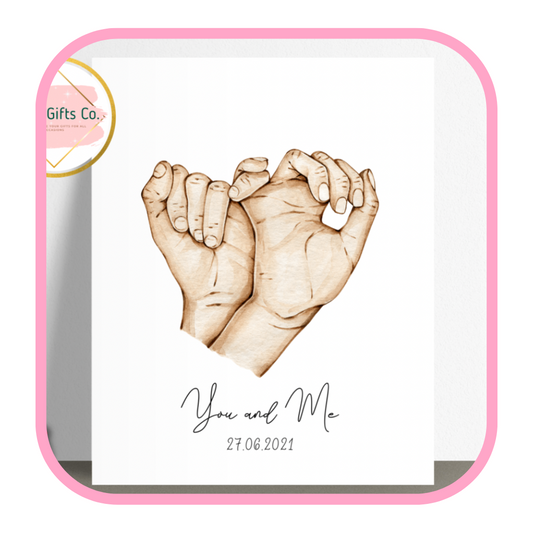 Personalised Pinky Promise Print