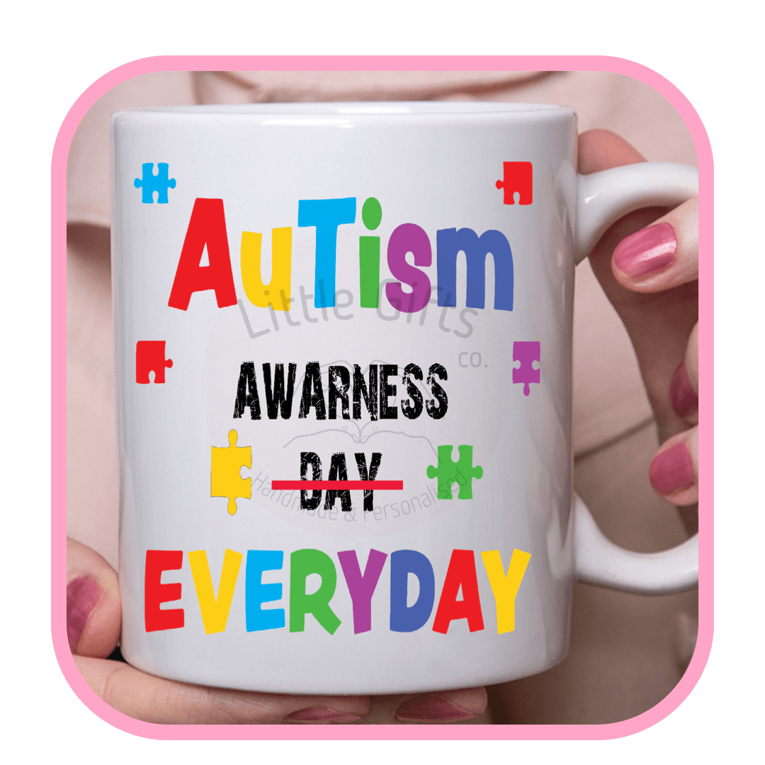 Add your own photos | personalised gifts | Unique Gifts | Autism Everyday Mug | Little Gifts Co