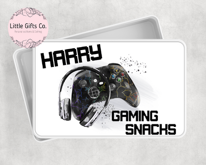 Add your own photos | personalised gifts | Unique Gifts | Personalised Gamer Tins | Little Gifts Co