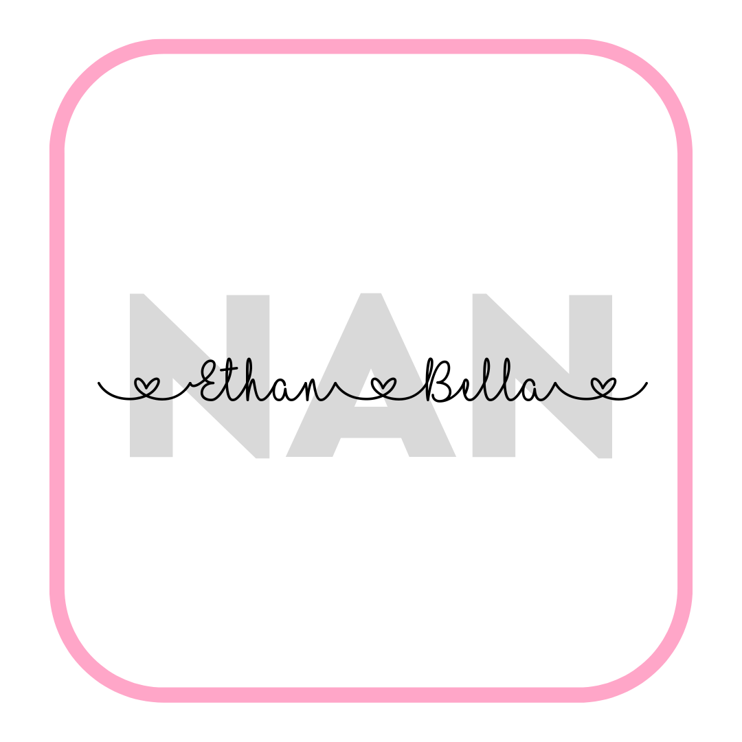 Add your own photos | personalised gifts | Unique Gifts | Personalised A4 NAN/NANNY print | Little Gifts Co