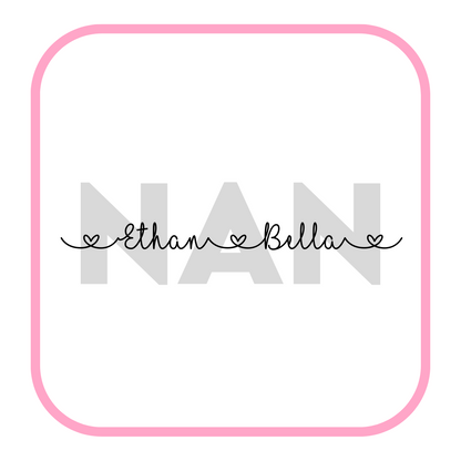 Add your own photos | personalised gifts | Unique Gifts | Personalised A4 NAN/NANNY print | Little Gifts Co