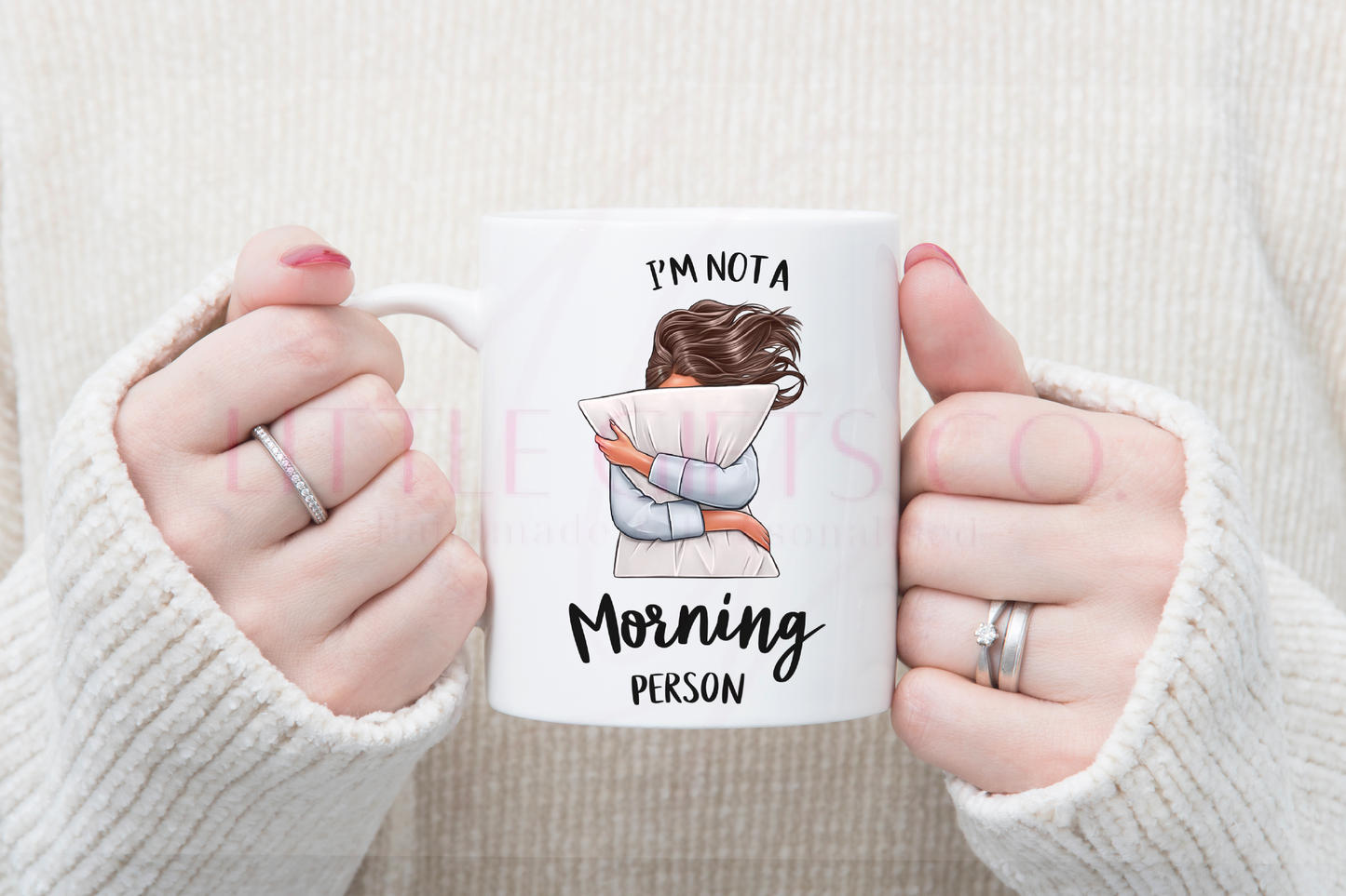 Add your own photos | personalised gifts | Unique Gifts | I’m Not A Morning Person Mug | Little Gifts Co