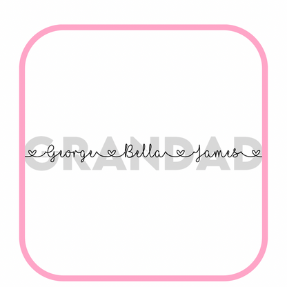 Add your own photos | personalised gifts | Unique Gifts | Personalised A4 GRANDAD print | Little Gifts Co