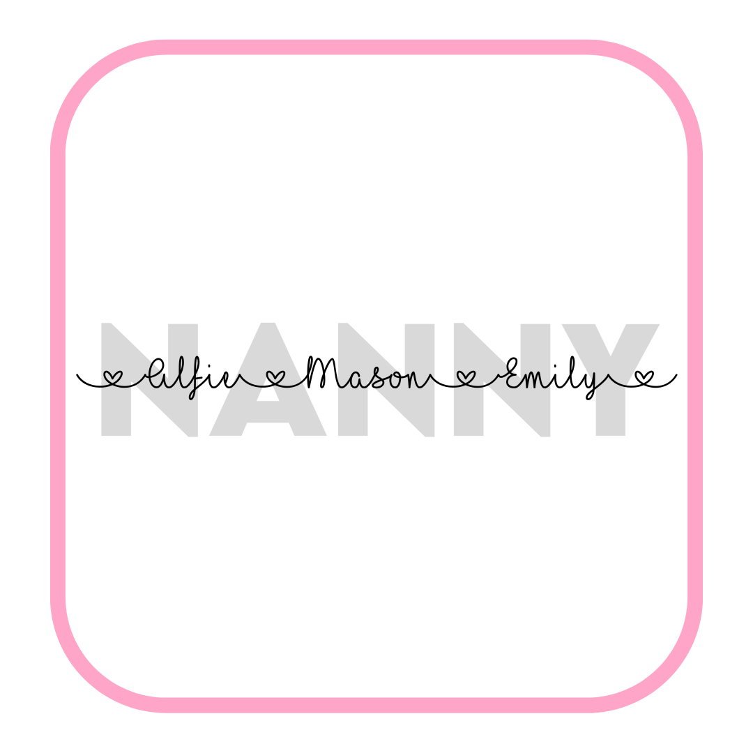 Add your own photos | personalised gifts | Unique Gifts | Personalised A4 NAN/NANNY print | Little Gifts Co