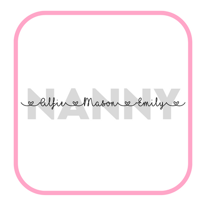 Add your own photos | personalised gifts | Unique Gifts | Personalised A4 NAN/NANNY print | Little Gifts Co